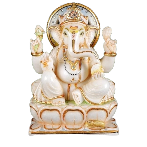 Handcrafted brass Ganesha idol by StatueArts